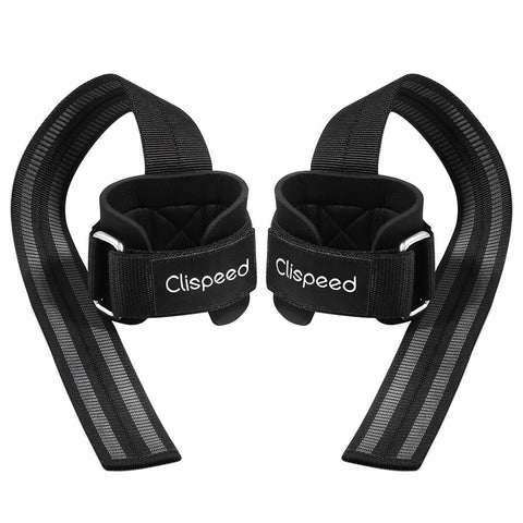 Clispeed 2PCS Weightlifting Straps Gym Fitness Wrist Wrap Dumbbell Barbell Exercise Training Tool Weight Lifting Gloves