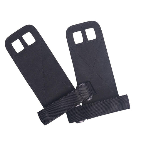 Leather Gymnastics Hand Grips Barbell Palm Protection Wrist Support Gloves for Pull-up Training Kettlebells Weight Lifting