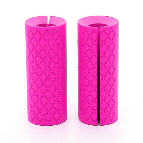 FDBRO 1 Pair Barbell Hand Ball Grips Dumbbell Kettlebell Silicone Pull Up Weightlifting Grip Gym Fitness Equipments Free Ship