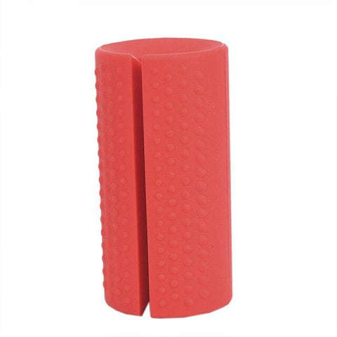 1 Pair Silicon Anti-Slip Protect Pad Dumbbell Barbell Grips Kettlebell Fat Grip Thick Bar Handles Pull Up Weightlifting Support