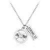Fitness Muscle Man Weight lifting Necklace Creative Strong Is Beautiful Gym Barbell Dumbbells Kettlebell Pendant Necklaces GIFT