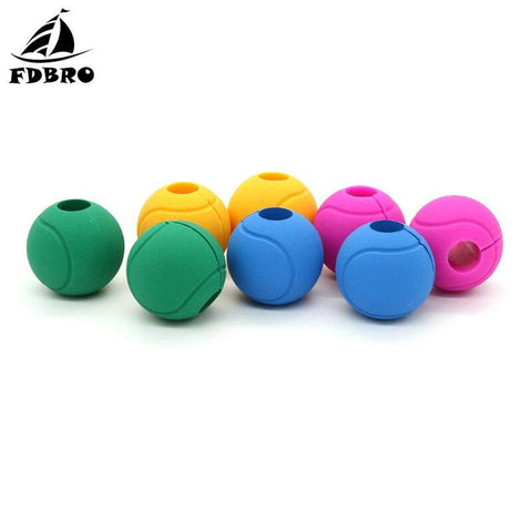 FDBRO Barbell Hand Ball Grips Dumbbell Kettlebell Fat Grip Silicone Pull Up Weightlifting Grip Gym Fitness Equipments 1 Pair