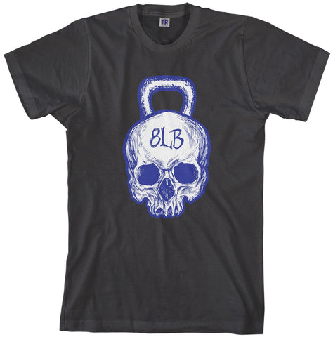 Threadrock Men's Kettlebell Skull T-shirt Fitness Workout Gym