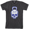 Threadrock Men's Kettlebell Skull T-shirt Fitness Workout Gym