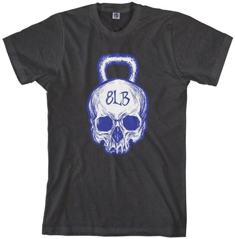 Threadrock Men's Kettlebell Skull T-shirt Fitness Workout Gym