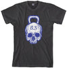 Threadrock Men's Kettlebell Skull T-shirt Fitness Workout Gym