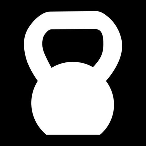 9.5*12CM Kettlebell Funny Car Sticker Decal Personalized Reflective Car Styling Accessories Vinyl Stickers GS3837