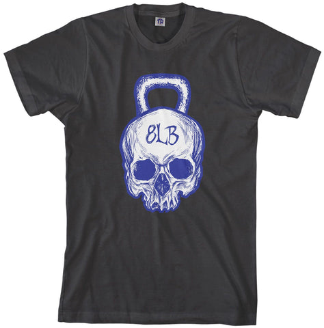 Threadrock Men's Kettlebell Skull T-shirt Fitness Workout Gym