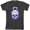 Threadrock Men's Kettlebell Skull T-shirt Fitness Workout Gym