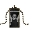 For Women Gifts Boy Glass Pendant Necklace Handmade Half Pendant Rectangle Necklace Gym Fitness Crossfit Training Kettlebells