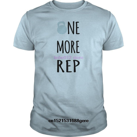 funny t shirt One More Rep Kettlebell WOD Tanks tshirt men tee