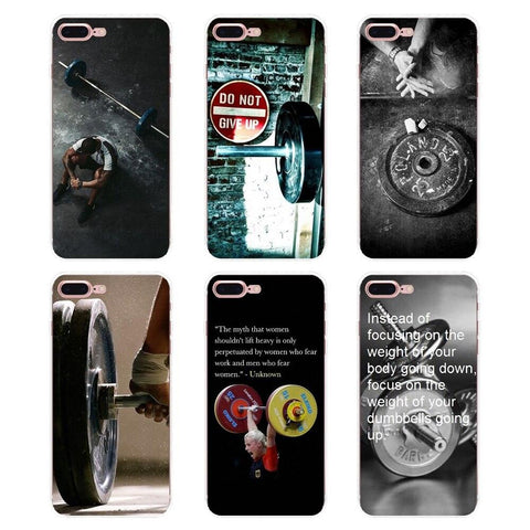 Phone Cover Crossfit Kettlebells weightfit For Samsung Galaxy S2 S3 S4 S5 MINI S6 S7 edge S8 S9 Plus Note 2 3 4 5 8 Coque Fundas