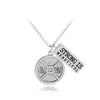 Fitness Gym Dumbbell Pendant Necklace Bodybuilding Necklaces Men Women Sport Kettlebell Barbell Dumbbell Choker Jewelry Gifts