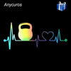 Anycuros Kettlebell Lock Lifeline Heartbeat Applique Car Sticker Car Window Vinyl Car Sticker Motorcycle Car Styling 21.1*7.9cm