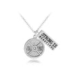 Hot Fitness Gym Dumbbell Pendant Necklace Bodybuilding Necklaces Men Women Sport Kettlebell Barbell Dumbbell Choker Jewelry Gift