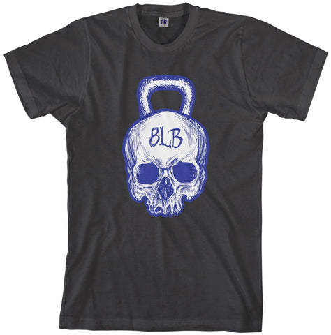 Threadrock Men's Kettlebell Skull T-shirt Fitness Workout Gym