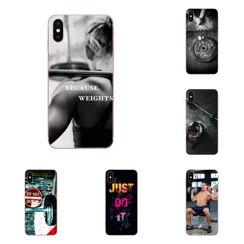Crossfit Kettlebells Weightfit For Sony Xperia Z Z1 Z2 Z3 Z4 Z5 compact Mini M2 M4 M5 T3 E3 E5 XA XA1 XZ Premium TPU Cases