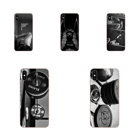 Gym Fitness Crossfit Training Kettlebells For LG G2 G3 G4 G5 G6 G7 K4 K7 K8 K10 K12 K40 Mini Plus Stylus ThinQ 2016 2017 2018