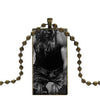 Fashion Glass Cabochon Pendant Necklace With Women Bronze Plated Statement Jewelry For Child Crossfit Kettlebells Logo