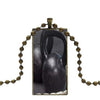 Fashion Glass Cabochon Pendant Necklace With Women Bronze Plated Statement Jewelry For Child Crossfit Kettlebells Logo