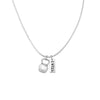 Fishhook Zinc Alloy Kettlebell Pendant Necklace Sport Bodybuilding Statement  Silcer Plated I WILL Charm For Men/Women