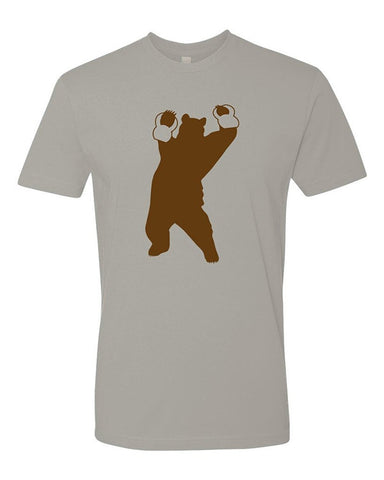 Men'S Funny Workout T Shirt | Kettlebell Bear Top Quality Cotton Casual Men T Shirts Free Shipping Fashion 100% Cotton T Shirt
