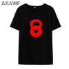 Zjlvmf Heart Kettlebell Women T-shirt Cotton Fashion Casual Graphic Tees Women Harajuku Cotton Big Size Cute Print T Shirt Women