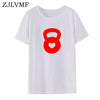 Zjlvmf Heart Kettlebell Women T-shirt Cotton Fashion Casual Graphic Tees Women Harajuku Cotton Big Size Cute Print T Shirt Women