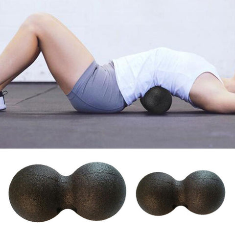 Sports Yoga Double Ball Yoga Massage Ball Yoga Silicone Smooth Balance Ball Fitness Massage Pilates Training Supplies