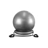 Exercise Stability Yoga Ball with Stability Base Resistance Bands for Gym Home Office Flexible Fitness Seat Balance Ball