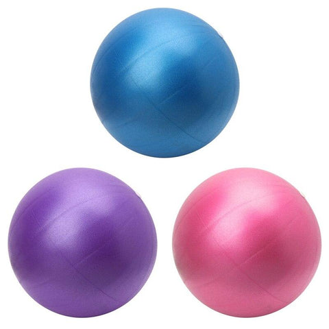 25cm Yoga Ball Physical Fitness Exercise Balance Ball Pilates Birthing PINK Colour