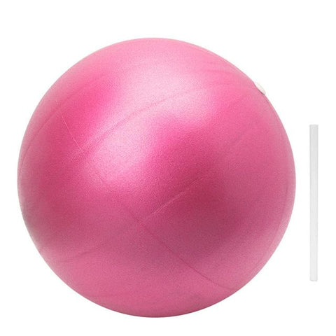 25cm Yoga Ball Physical Fitness Exercise Balance Ball Pilates Birthing PINK Colour