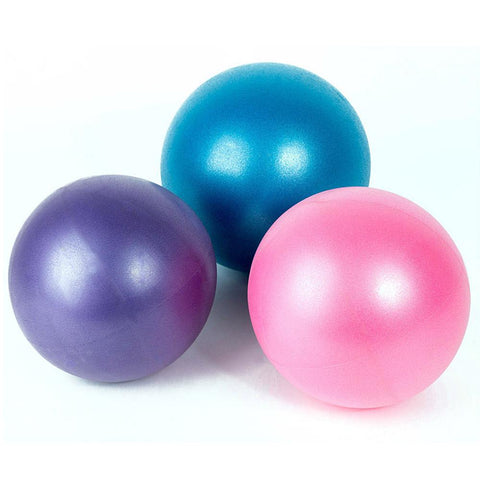 Lixada 25cm PVC Yoga Ball Balance Ball Anti-burst Stability Ball Mini Pilates Barre Physical Ball For Exercise Fitness Training