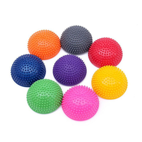 6 Colors Yoga Half Ball Fitness Appliance Exercise Balance Ball Massage Roller Ball Yoga Massage Relief Muscles Relax Health