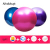 NRAHBSQT Exercise Anti-Burst Yoga Ball 65MM Sports Stability Balance Ball For Pilates Birthing Fitness Gym Training Ball YB004