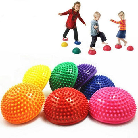 Yoga Half Ball Fitness Physical Exercise Balance Ball Point Massage Stepping Stones Balance Pods YoGa balls l5672