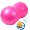 RUNACC Anti-Burst Peanut Ball  Peanut Balance Ball Durable Fitness Peanut Ball Free Hand Pump Gas Plugs Pilates Yoga Gym Fitness