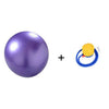 [QUBABOBO] 55cm Yoga Ball Pilates Balance Ball Fitness Exercise Sports Equipment Women Slimming Inflatable ball With Air Pump