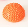 Yoga Half Ball Physical Fitness Appliance Exercise Balance Ball PVC Inflatable Massage Point Stepping Stone For Gym Yoga Pilates