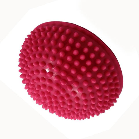 Yoga Half Ball Physical Fitness Appliance Exercise balance Ball point massage stepping stones balance pods GYM YoGa Pilates pink
