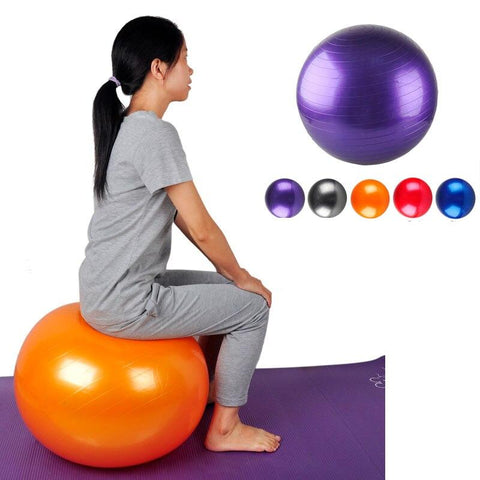 1pcs Yoga Balance Ball 55cm/75cm PVC Sports Fitness Strength Gym Massage Bouncing Gymnastic Workout Stability Pilates Ball