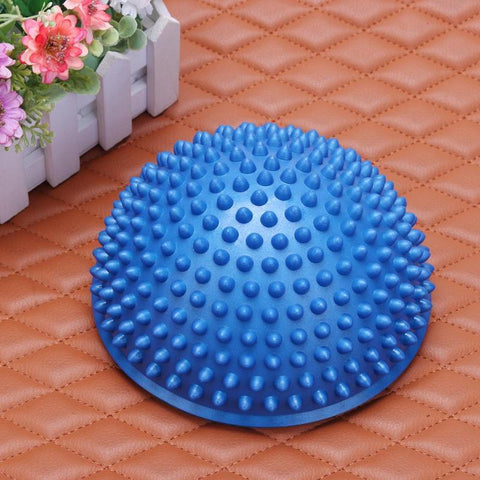 Yoga Half Ball Physical Fitness Appliance Exercise Balance Ball Point Massage Stepping Stones GYM Yoga Balls Pilates 4 Color Z65