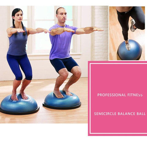 Yoga Balance Ball Wave Speed Ball Fitness Hemisphere With Hand Explosion-proof Speed Ball
