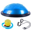 58cm Yoga Balance Ball Gym Workout Ball Pilates Half Yoga Ball Exercises Training Fitball With Strings & Pump