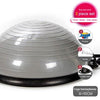 55 cm new yoga balance ball gym exercise ball pilates half yoga ball practice training fitness ball with strings and pumps