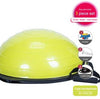 55 cm new yoga balance ball gym exercise ball pilates half yoga ball practice training fitness ball with strings and pumps