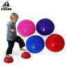 FDBRO Yoga Yoga Half Ball Physical Fitness Appliance Exercise Balance Ball GYM Point Massage Stepping Stones  Balance Pods