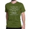 Dungeons And Dragons Gym Workout Dnd D20 Dice Weight Lifting T Shirt for Men Tops Tees 100% Cotton Crew Neck Funny T-Shirt Tops