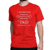 Dungeons And Dragons Gym Workout Dnd D20 Dice Weight Lifting T Shirt for Men Tops Tees 100% Cotton Crew Neck Funny T-Shirt Tops