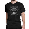 Dungeons And Dragons Gym Workout Dnd D20 Dice Weight Lifting T Shirt for Men Tops Tees 100% Cotton Crew Neck Funny T-Shirt Tops